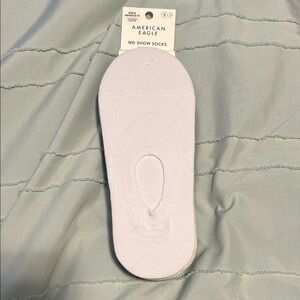 American Eagle Outfitters White No Show Socks